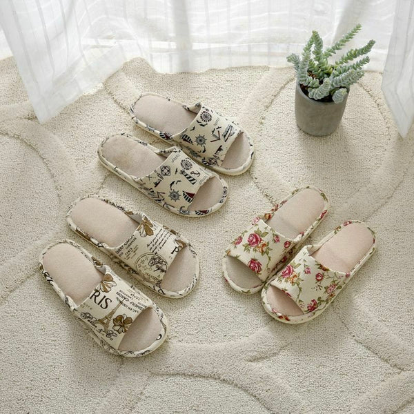 Linen Slippers