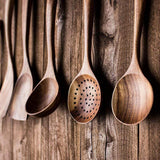 7-Piece Teak Tree Utensil Set